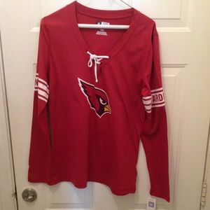 Lady's long sleeve large Cardinals shirt